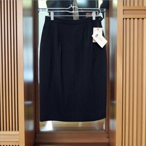 Brand New Vintage Austin Reed Worsted Wool Lined Pencil Skirt Size 10 Petite